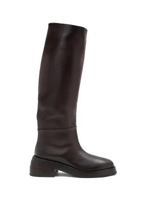 -----------MARSÈLL ---- ------------ ----Fondello Leather Tall Boots --