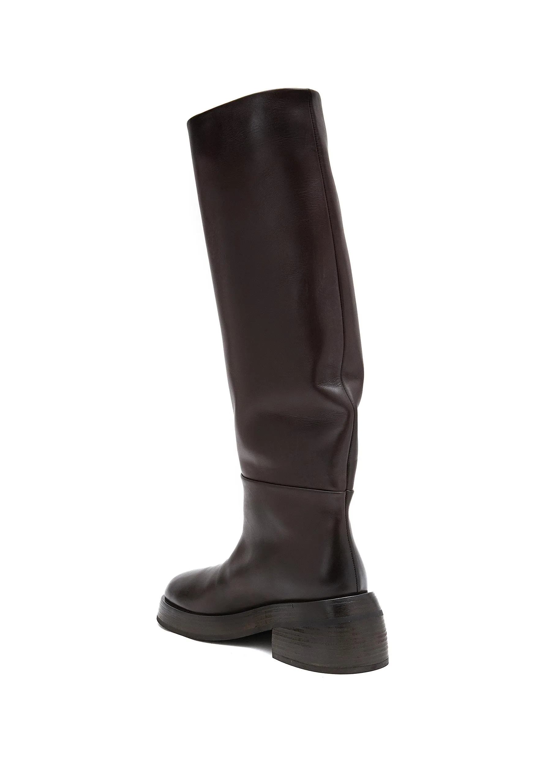 -----------MARSÈLL ---- ------------ ----Fondello Leather Tall Boots --