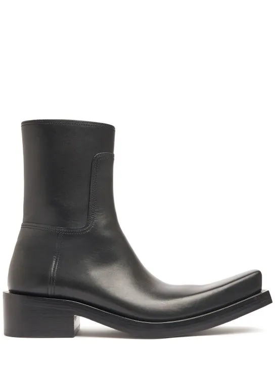 Balenciaga   Santiago leather boots 