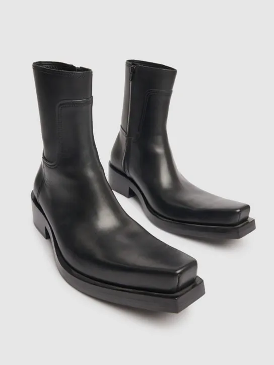 Balenciaga   Santiago leather boots 