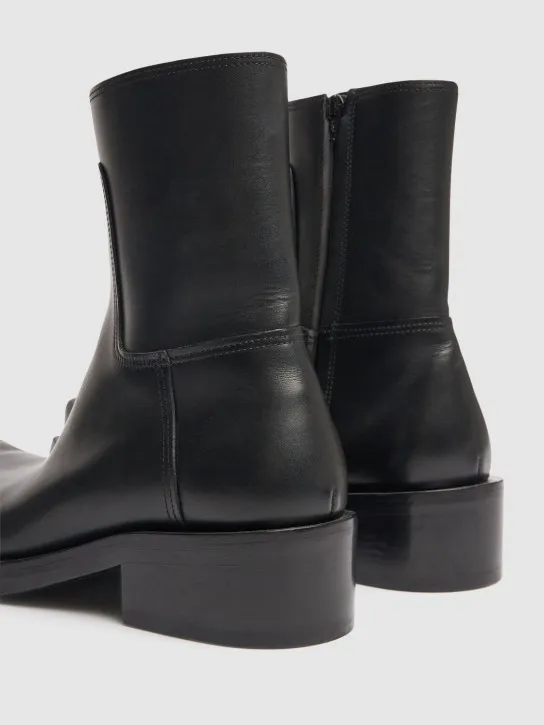 Balenciaga   Santiago leather boots 