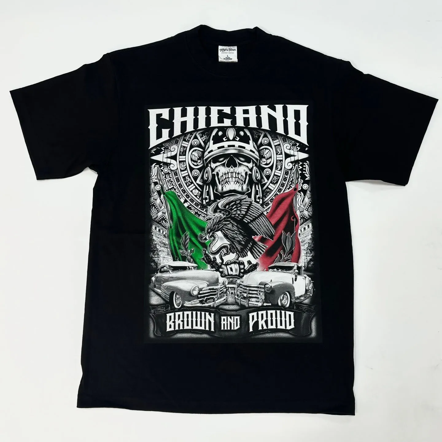 BILLIONAIRE Chicano Brown and Proud Heavyweight Graphic T-shirt