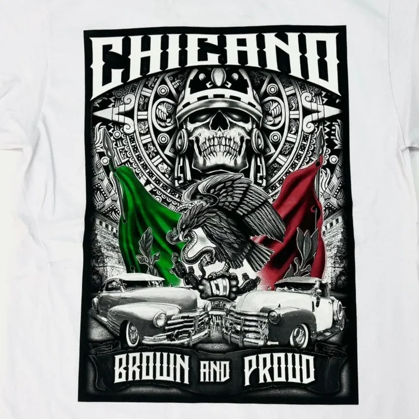 BILLIONAIRE Chicano Brown and Proud Heavyweight Graphic T-shirt