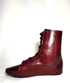 CUSTOM MADE Burgundy Tightrope Boots