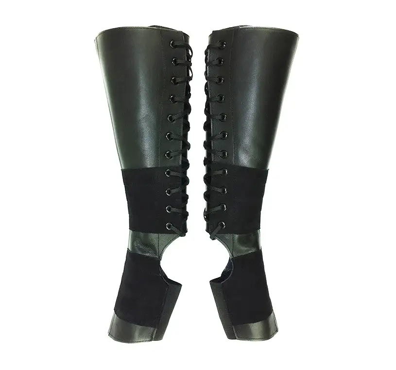 CUSTOM MADE Classic Black Aerial boots w/ Suede Grip