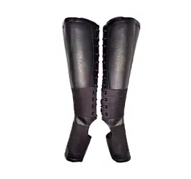 CUSTOM SIZE Classic Black VEGAN Aerial Boots w/ grip panels