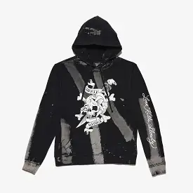 Death or Glory Pullover Mens Hoodie (Black/White)