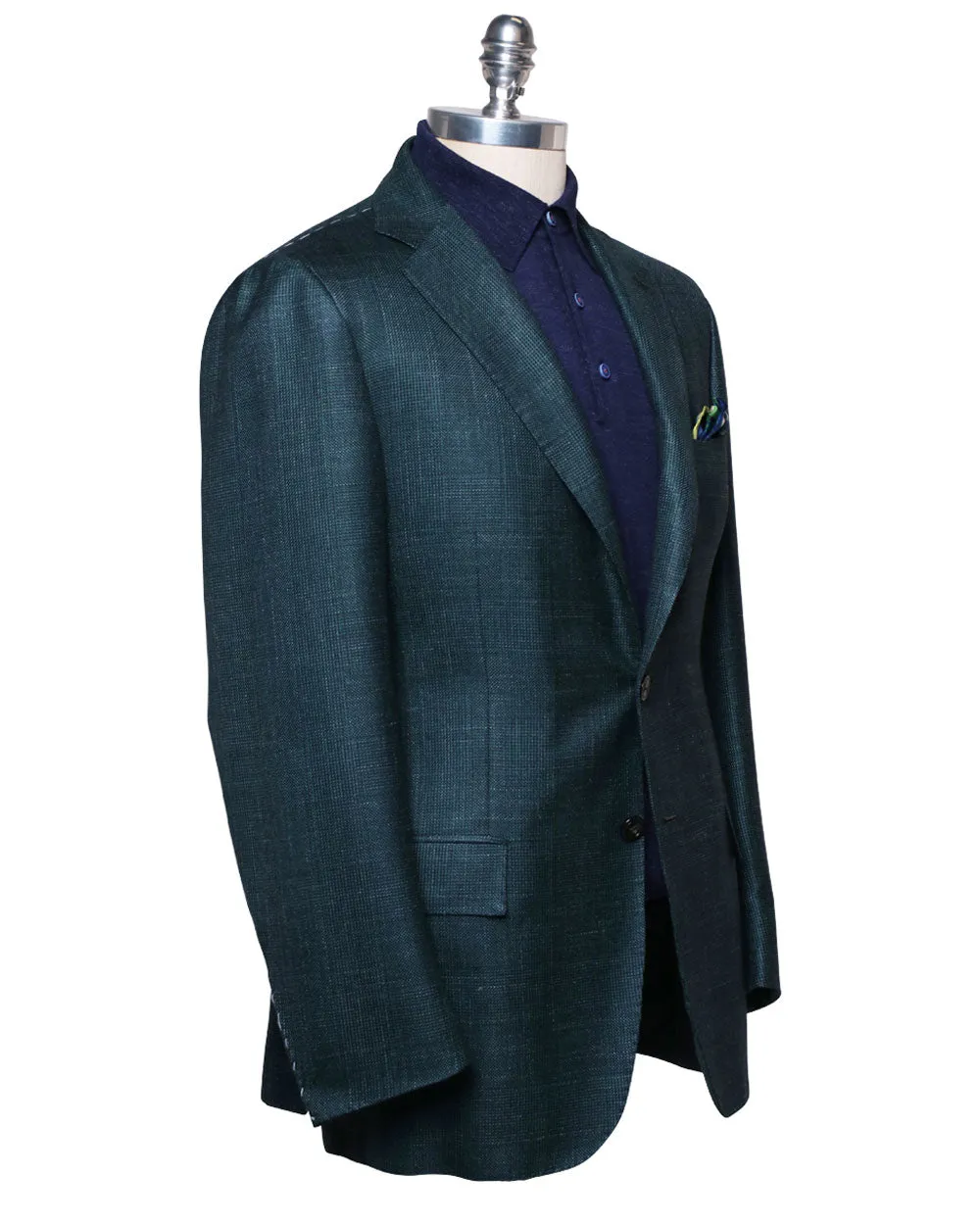 Deep Green Plaid Sportcoat