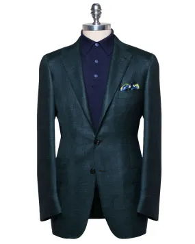 Deep Green Plaid Sportcoat