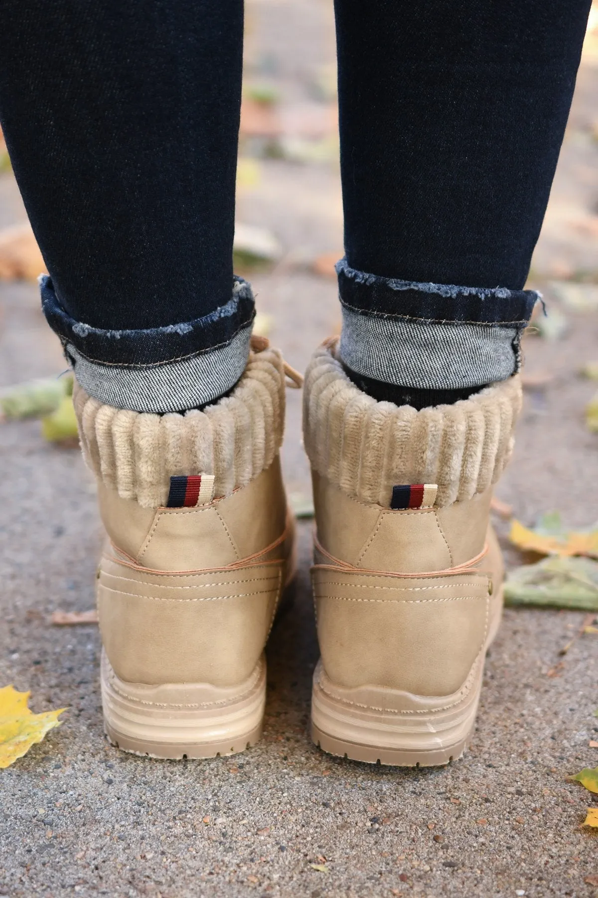 Dirty Laundry Alpine Booties- Nubuck Stone