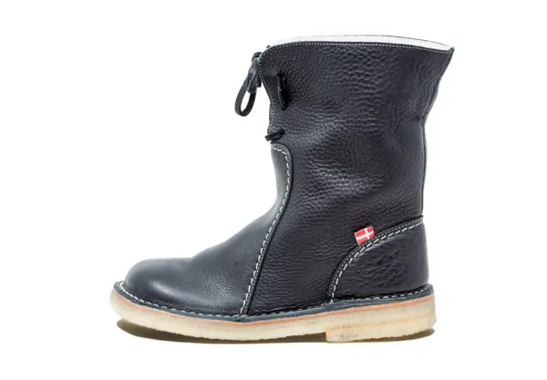 Duckfeet Arhus Boots: Pebble Black 