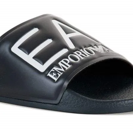 EA7 Navy Slippers