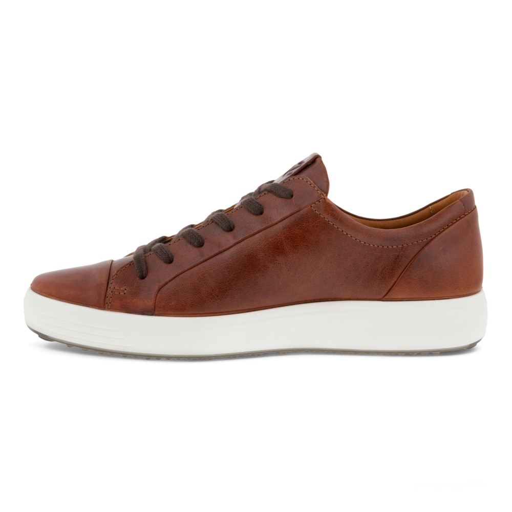 Ecco Men's Soft 7 City Sneaker - Cognac