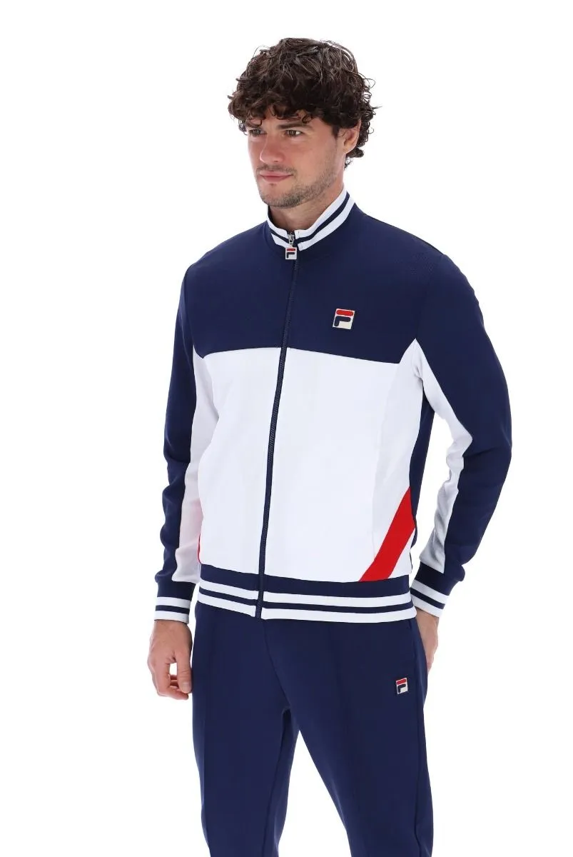 Fila Tiebreaker Funel Neck Track Jacket Navy