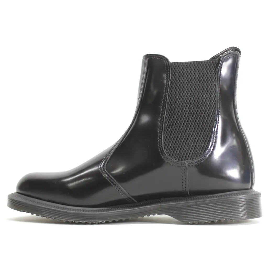 Flora Polished Smooth Leather Women's Chelsea Boots