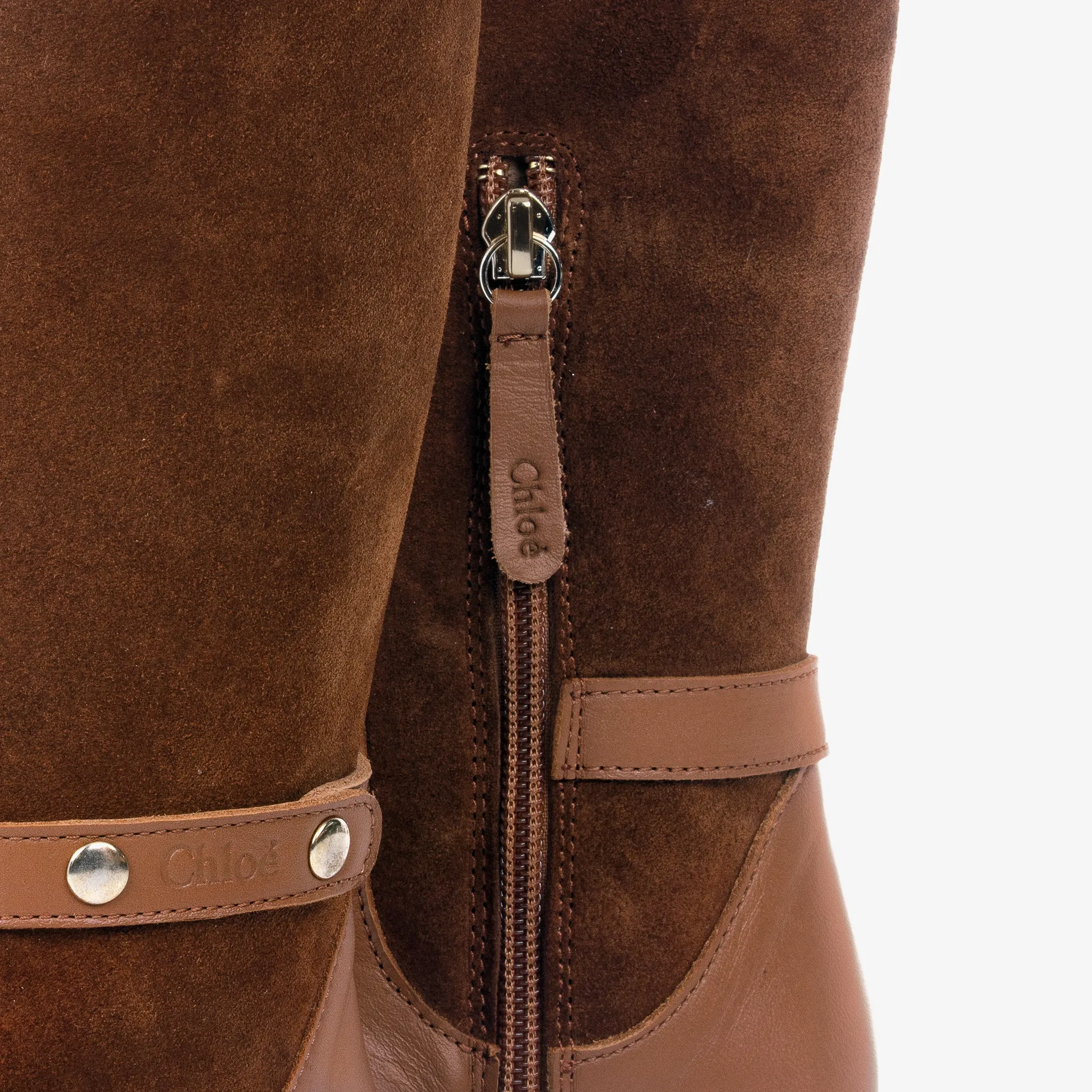 Girls Tan Brown Leather Boots