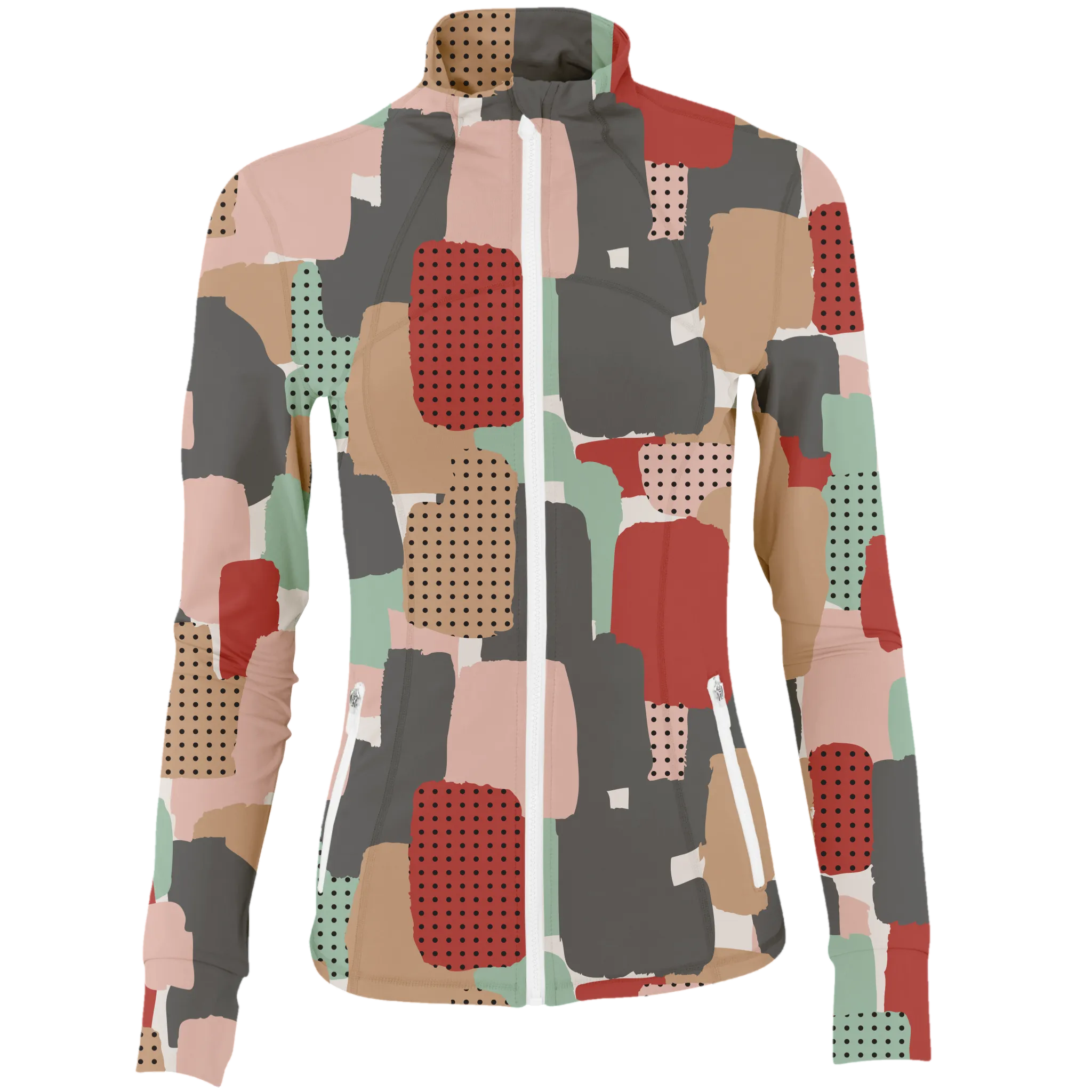 Golf Abstract Camo Women's Full Zip