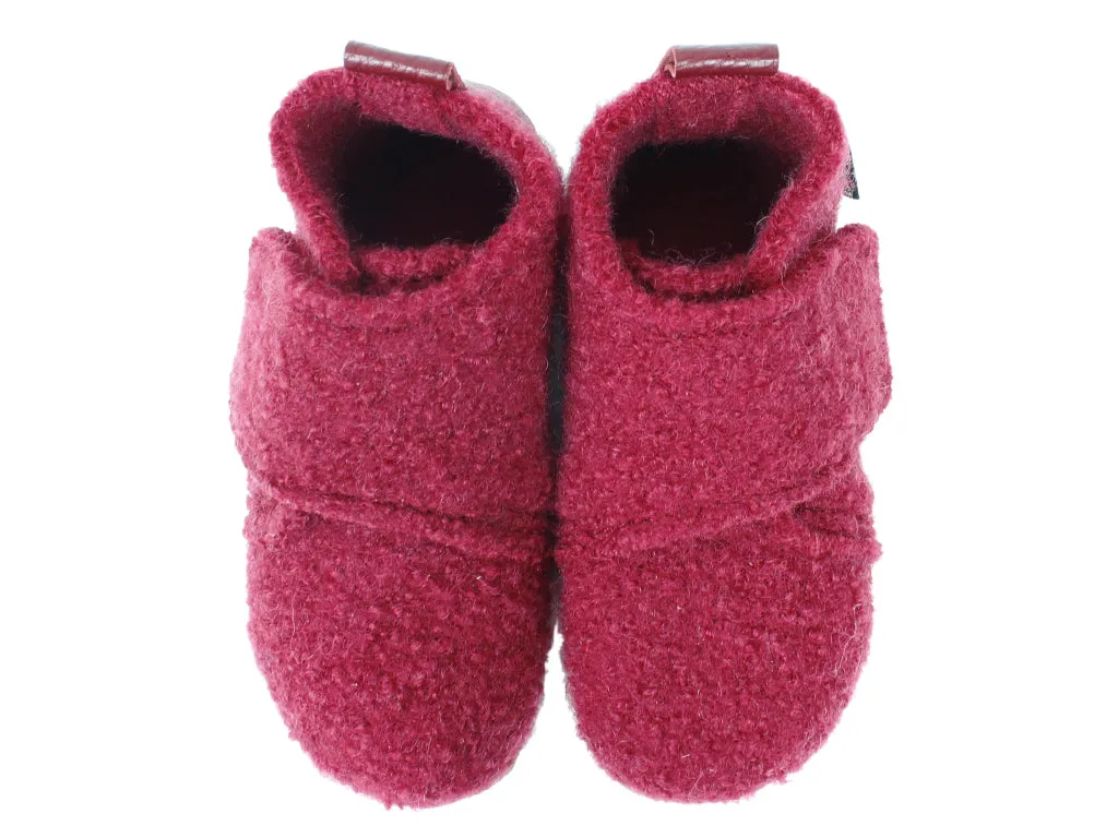 Haflinger Children's slippers Bello Burgundy