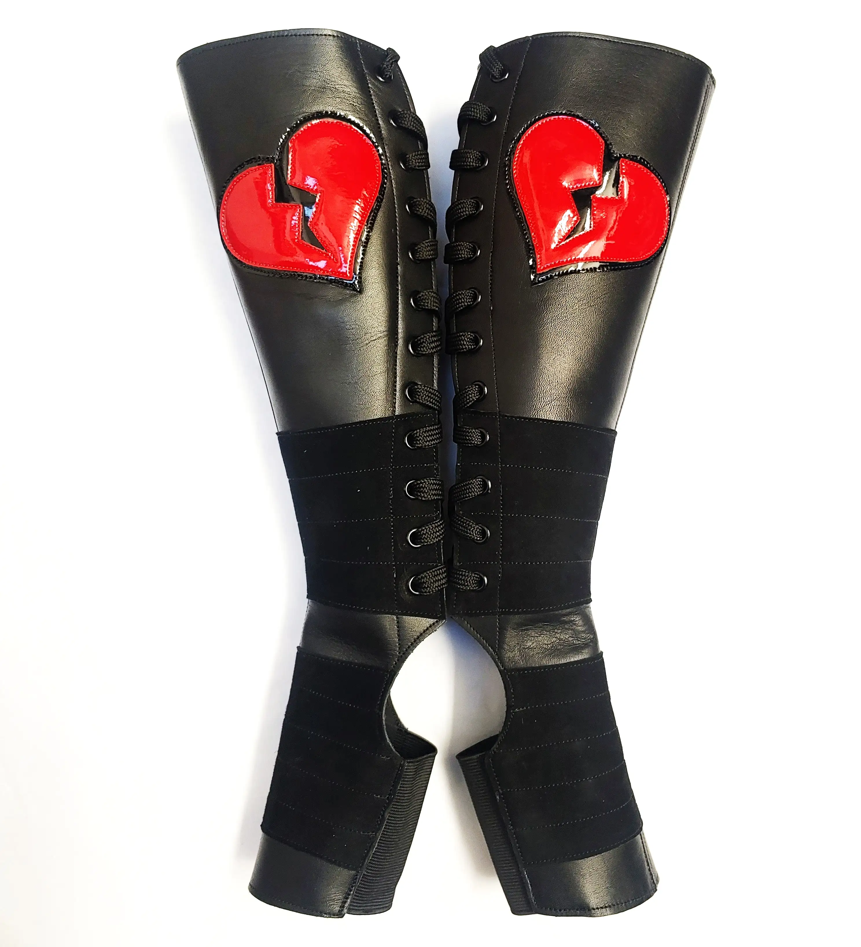 HEARTBREAKER Aerial boots w/ suede grips