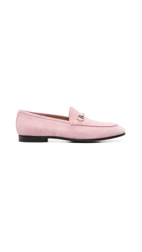 Jordaan Horsebit Suede Loafer - Pink