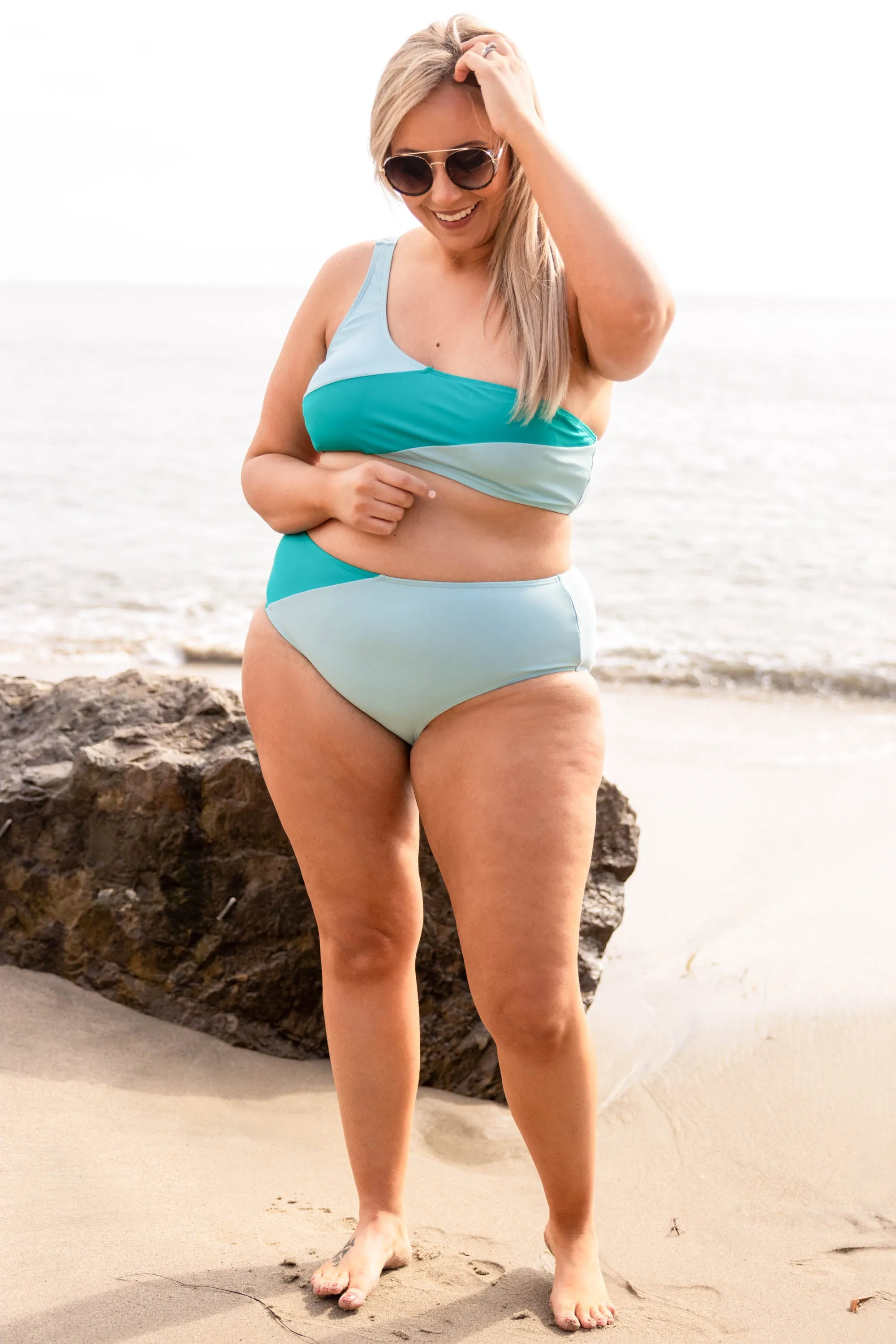 Love On The Horizon Swim Bottom, Mint