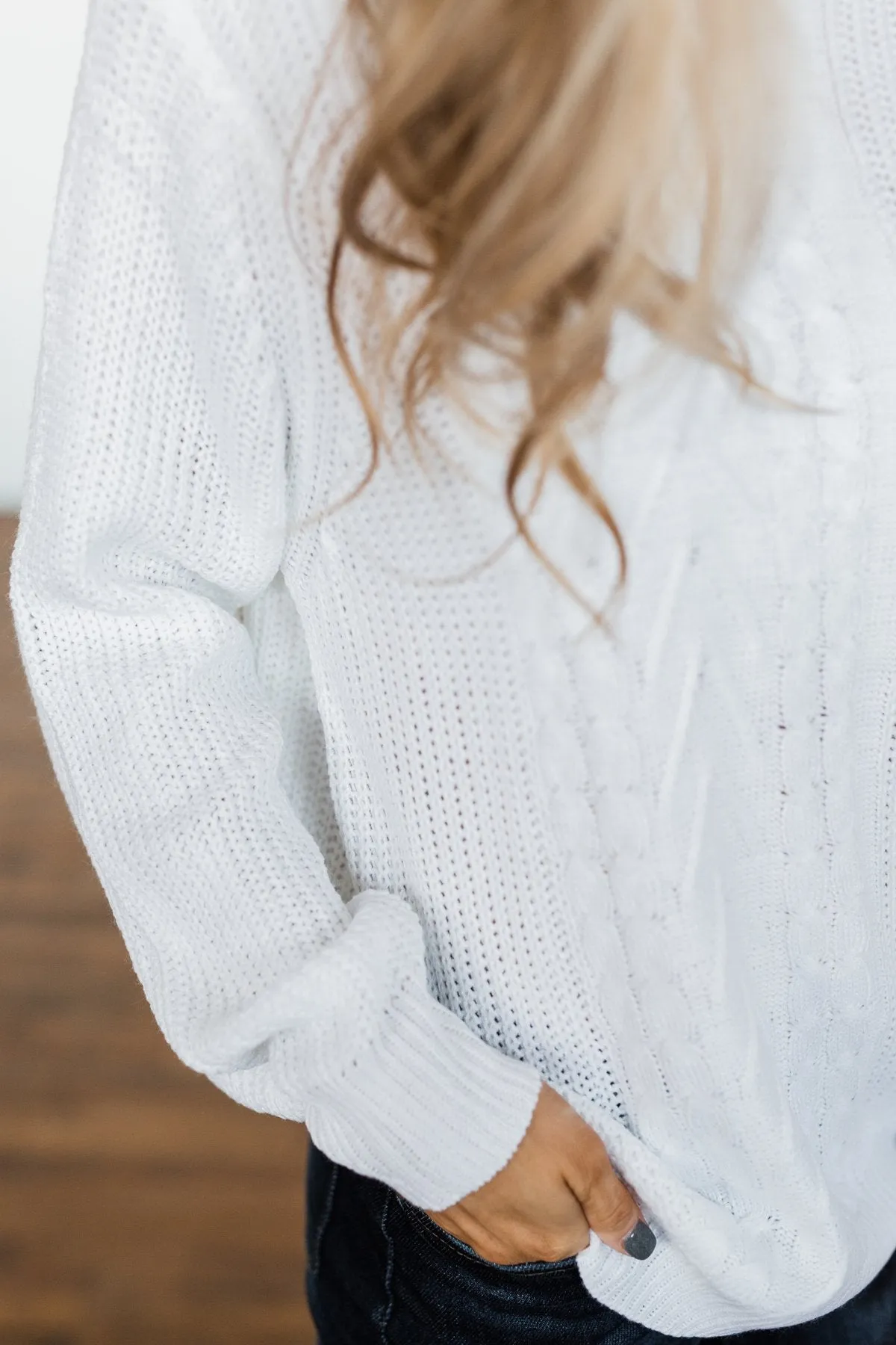 Made For Each Other Knit Sweater- Off White