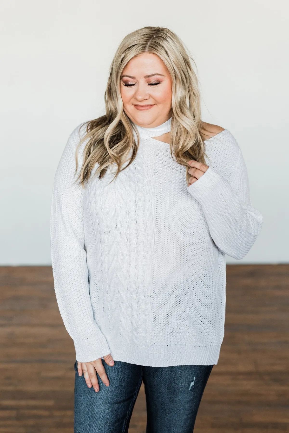 Made For Each Other Knit Sweater- Off White