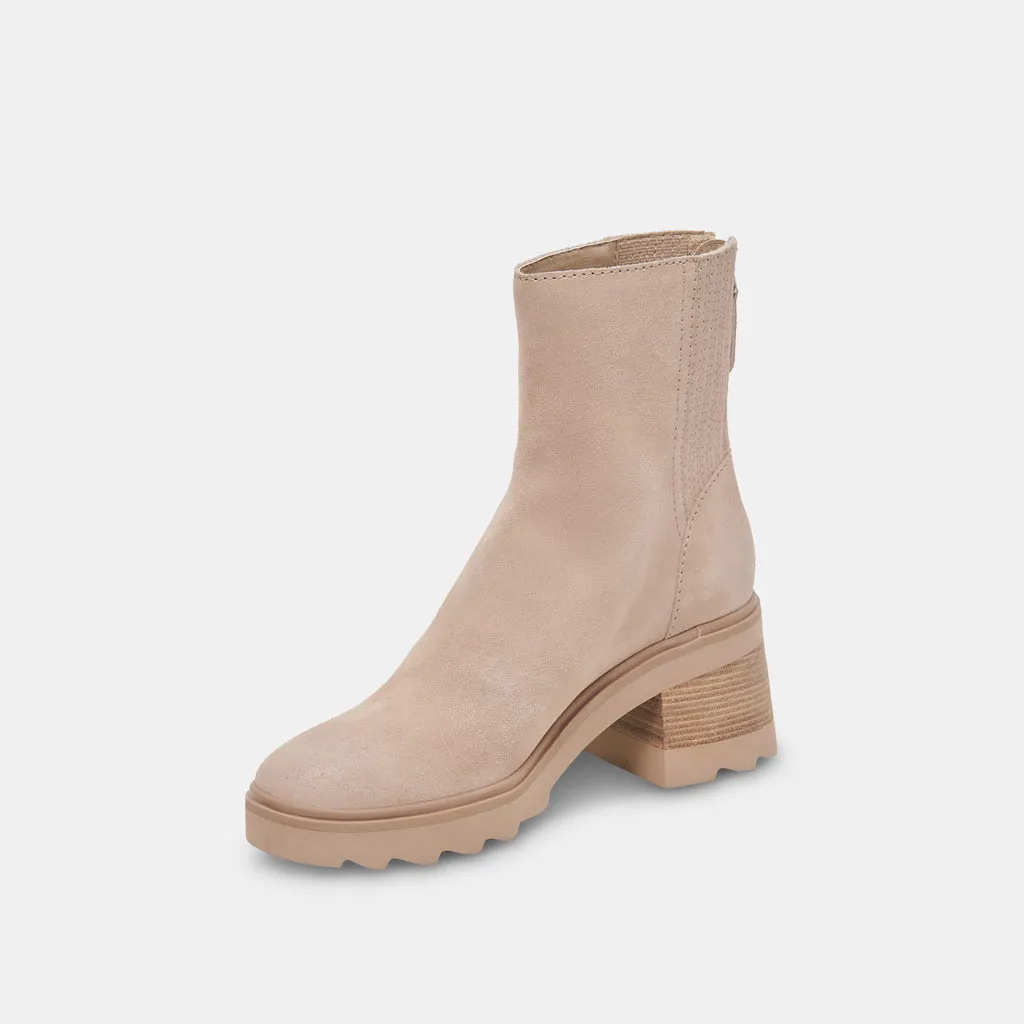 MARTY H2O Wide Boots Taupe Suede | Women's Waterproof Suede Boots– Dolce Vita 6950766018626