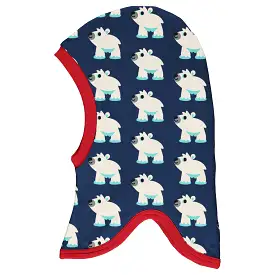 Maxomorra Polar Bear Velour Balaclava