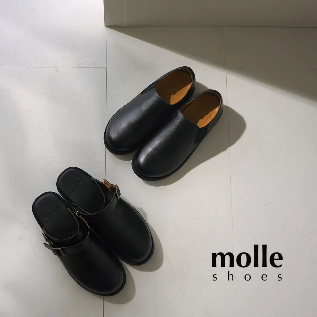 MOLLE SHOES（モールシューズ） ショート サイドゴア / 靴 レザーシューズ ブーツ スリッポン ビブラムソール カウレザー 牛革 メンズ SHORT SIDE GORE