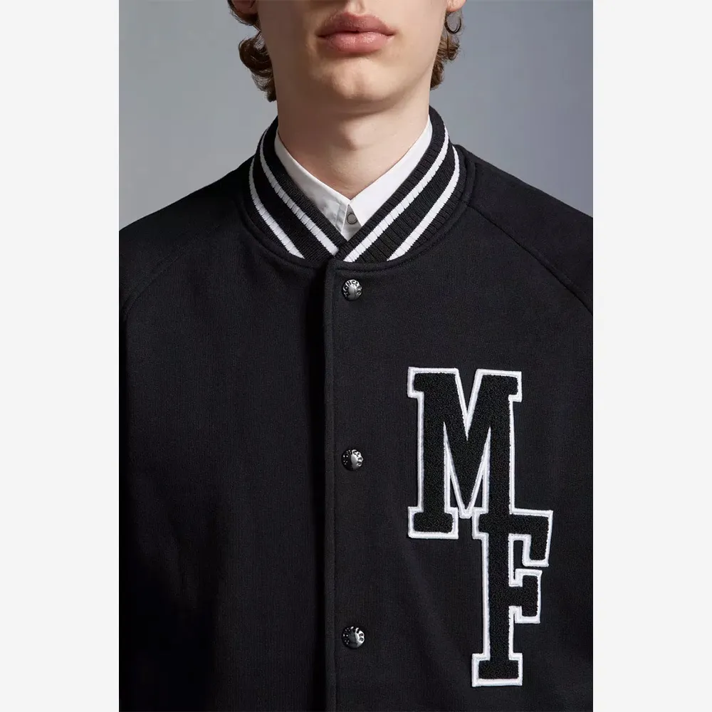 MONCLER  |Varsity Fleece Cardigan