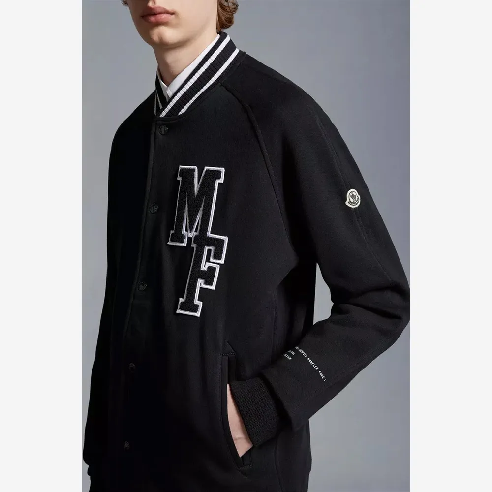 MONCLER  |Varsity Fleece Cardigan