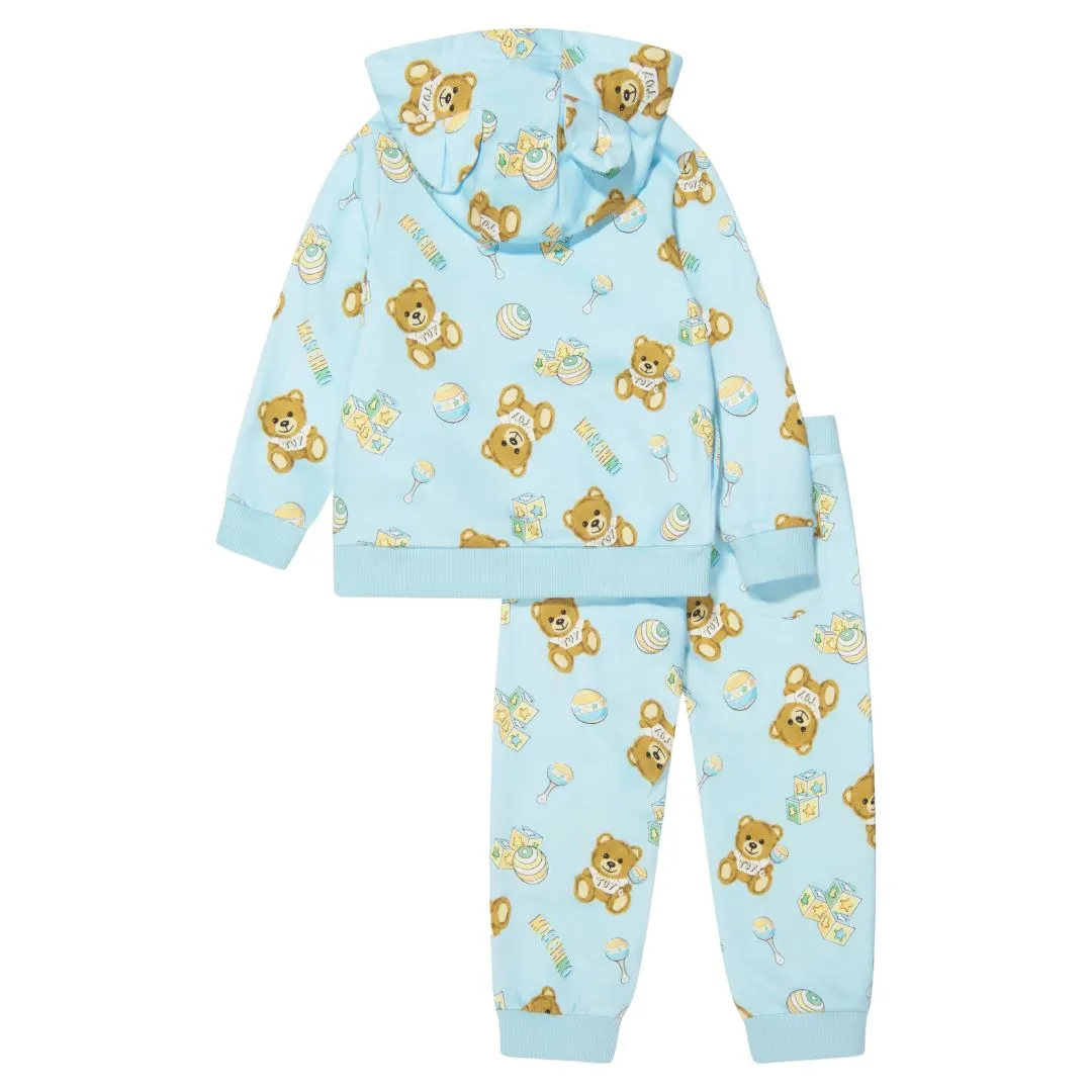 Moschino Sets&Outfits Sweater Track Bear Baby Blue