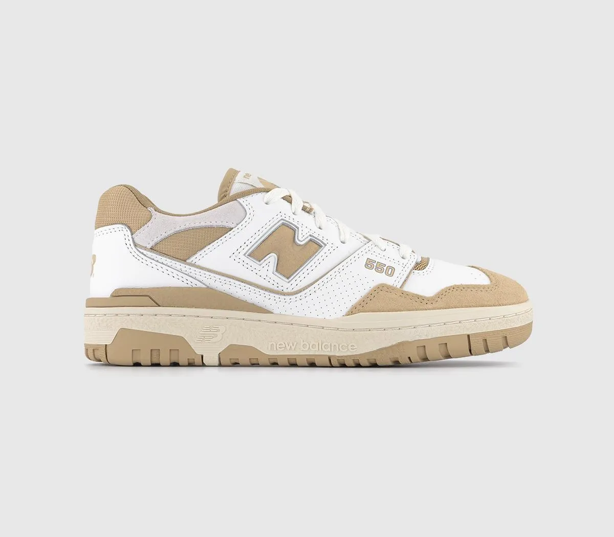 New Balance Bb550 White Sand Offwhite Uk Size 4.5