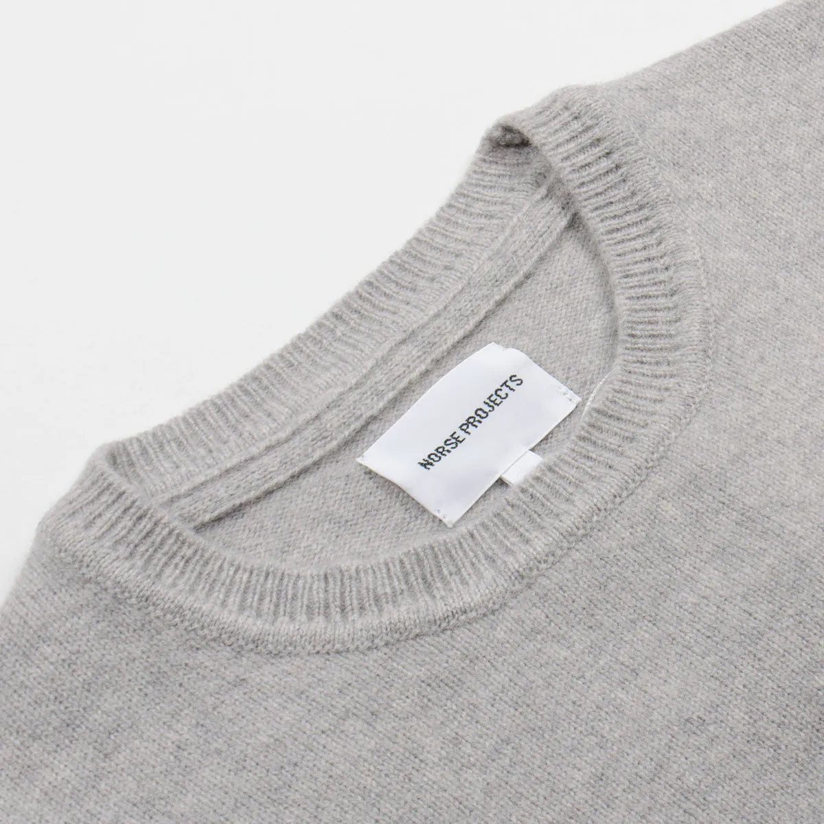 Norse Projects - Sigfred Lambswool Sweater - Light Grey Melange