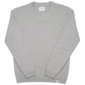 Norse Projects - Sigfred Lambswool Sweater - Light Grey Melange