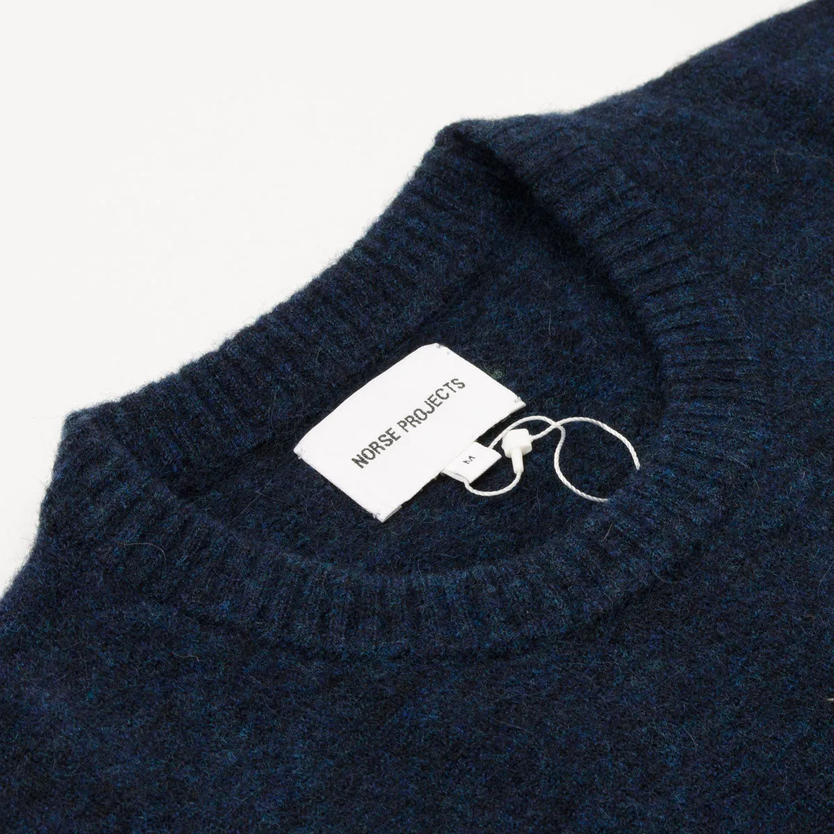 Norse Projects - Sigfred Merino Alpaca Sweater - Dark Navy