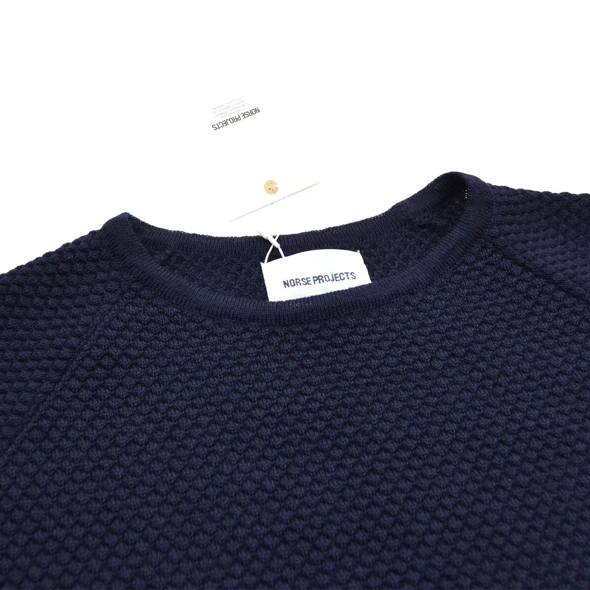 Norse Projects - Ville Summer Bubble Sweater - Dark Navy