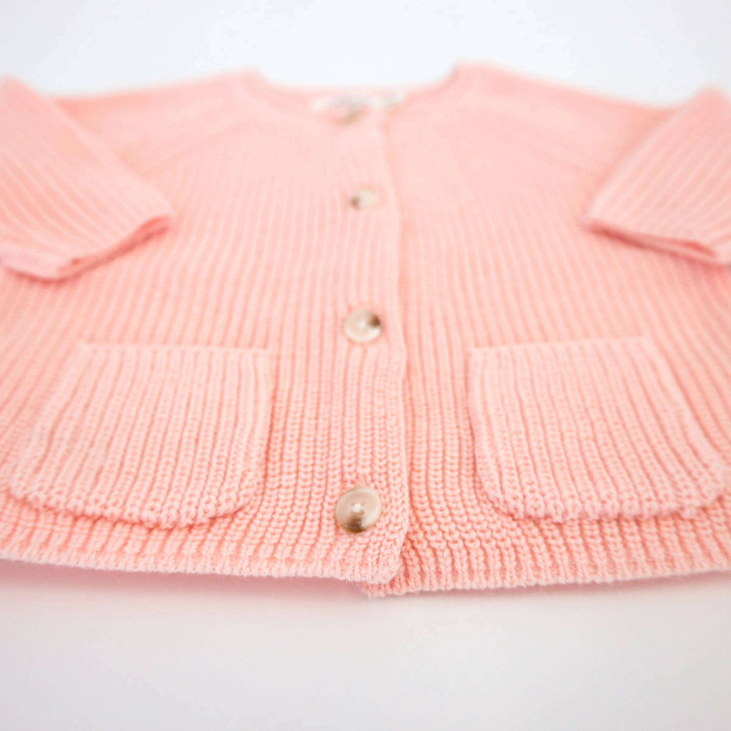 oh baby! Country Club Knitted Cardigan - Pale Pink