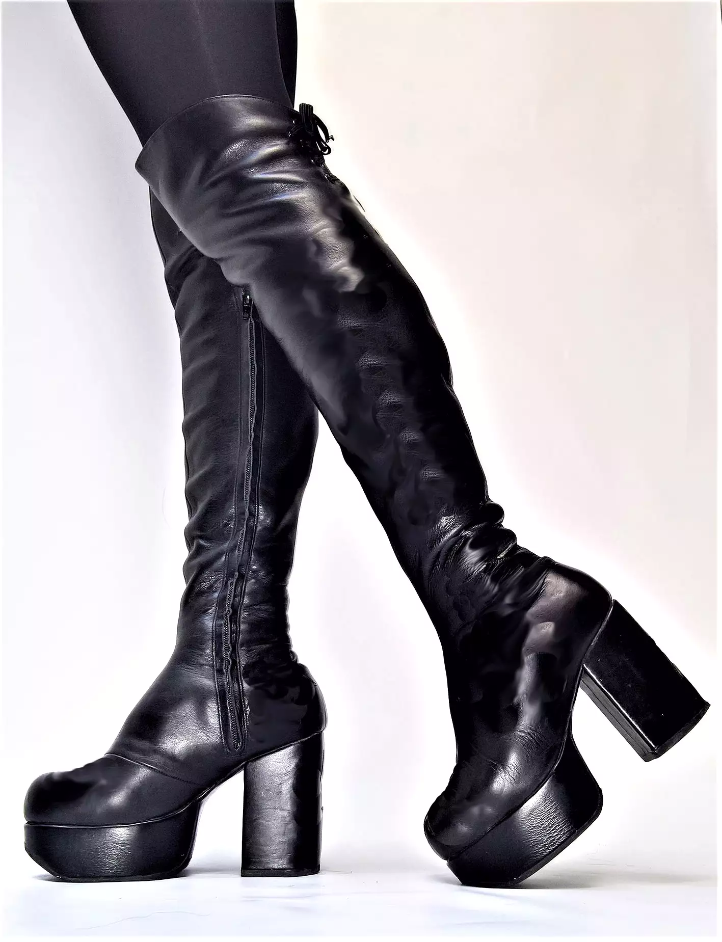 Platform Overknee Boots