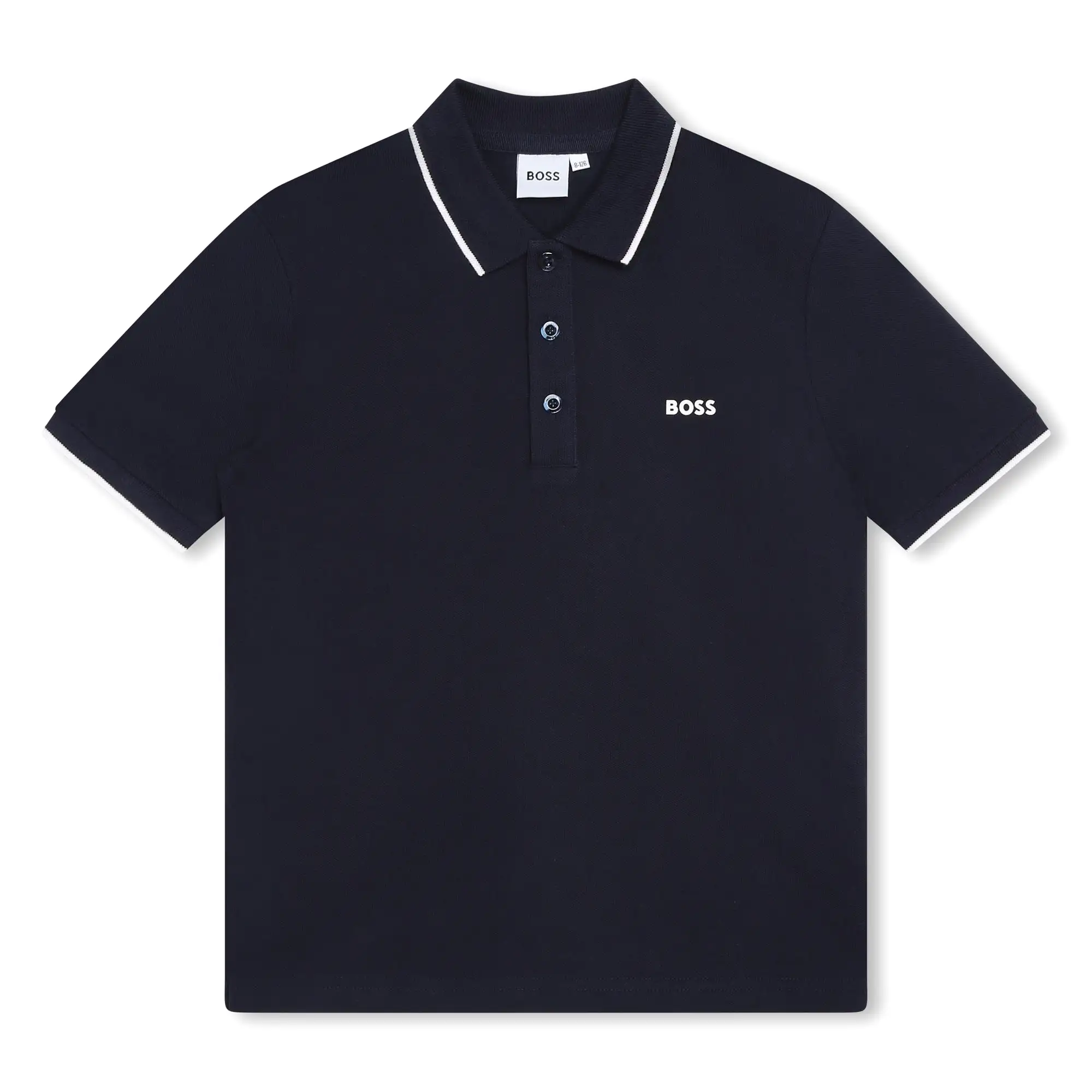 Playera Polo para nios y adolescentes azul Boss