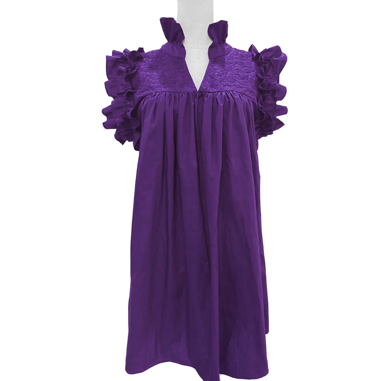 PRE-ORDER: Double Purple Hummingbird Dress (early August ship date)