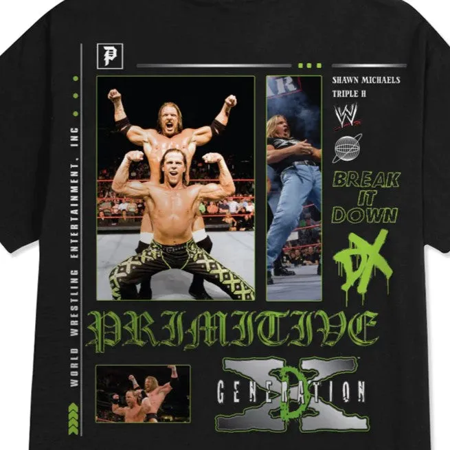 PRIMITIVE x WWE DX Graphic Tee - Black