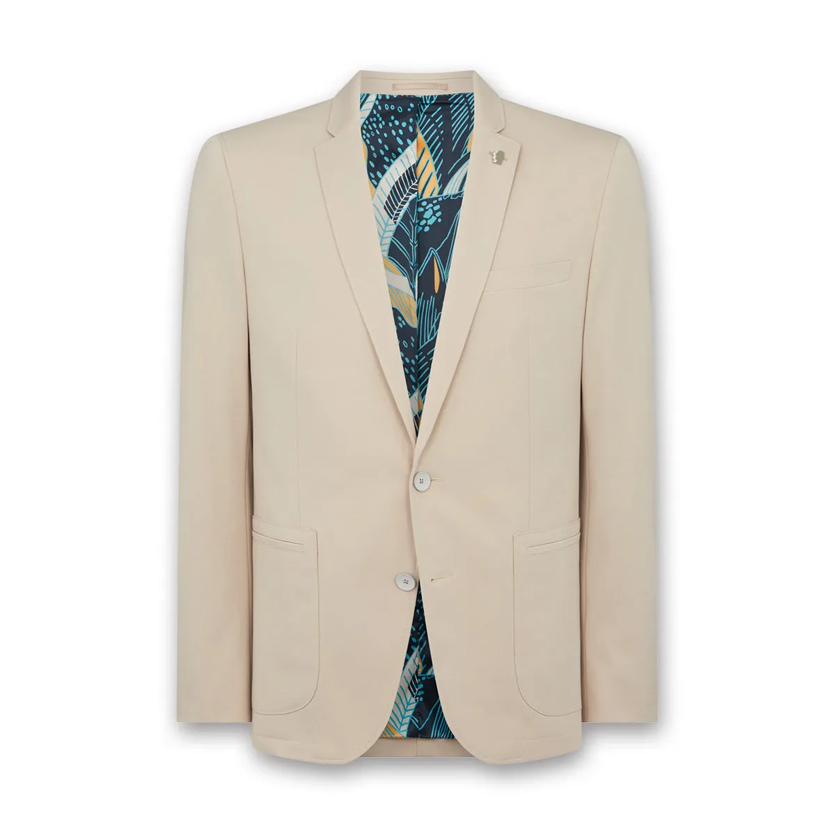 Remus - Favian Slim Blazer in Beige