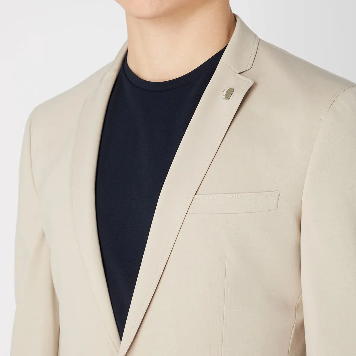 Remus - Favian Slim Blazer in Beige