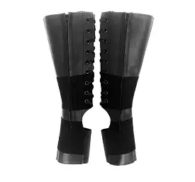 RUSH ORDER Classic Black Aerial Boots w/ side ZIP + Suede Grip