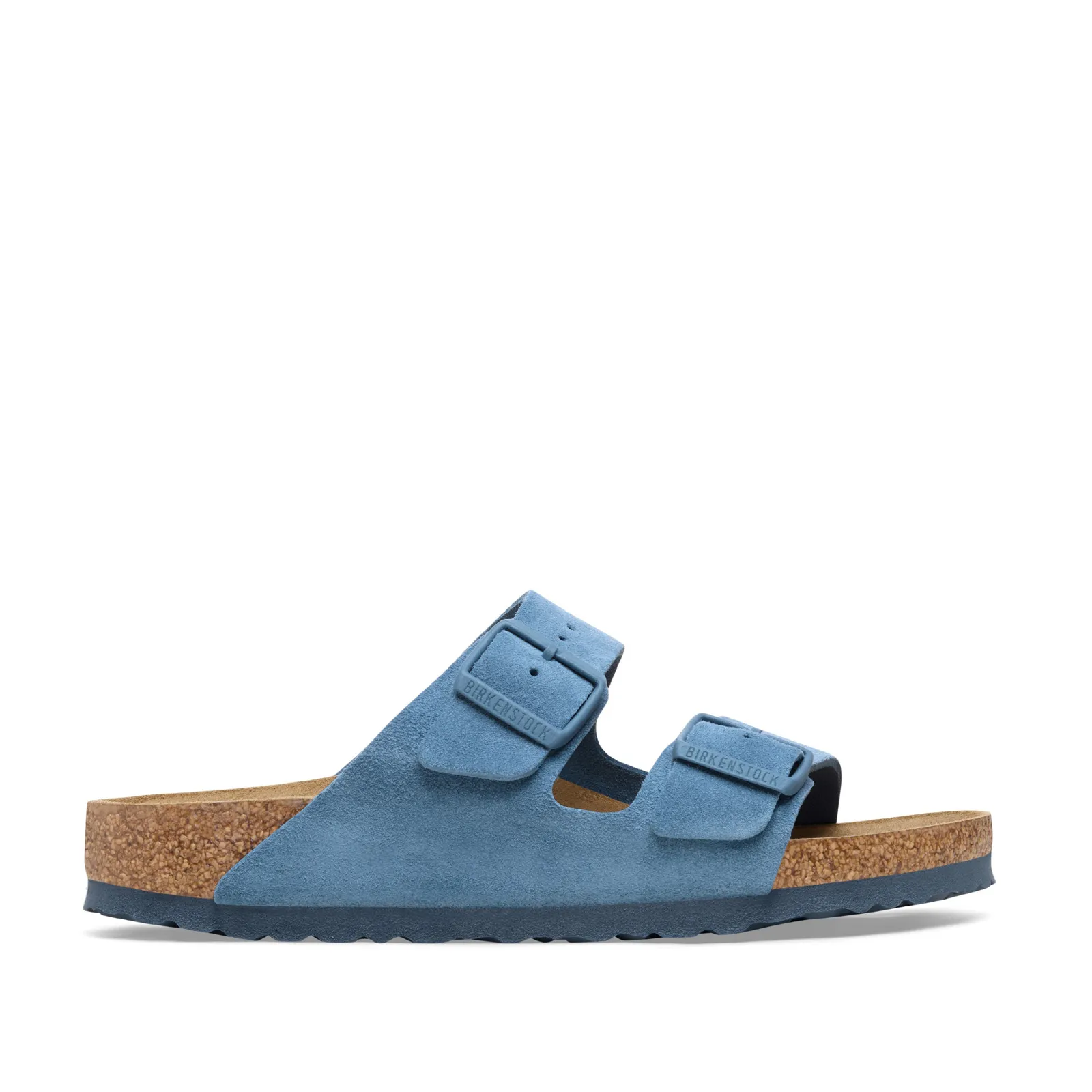 Sandalo Arizona in suede azzurro