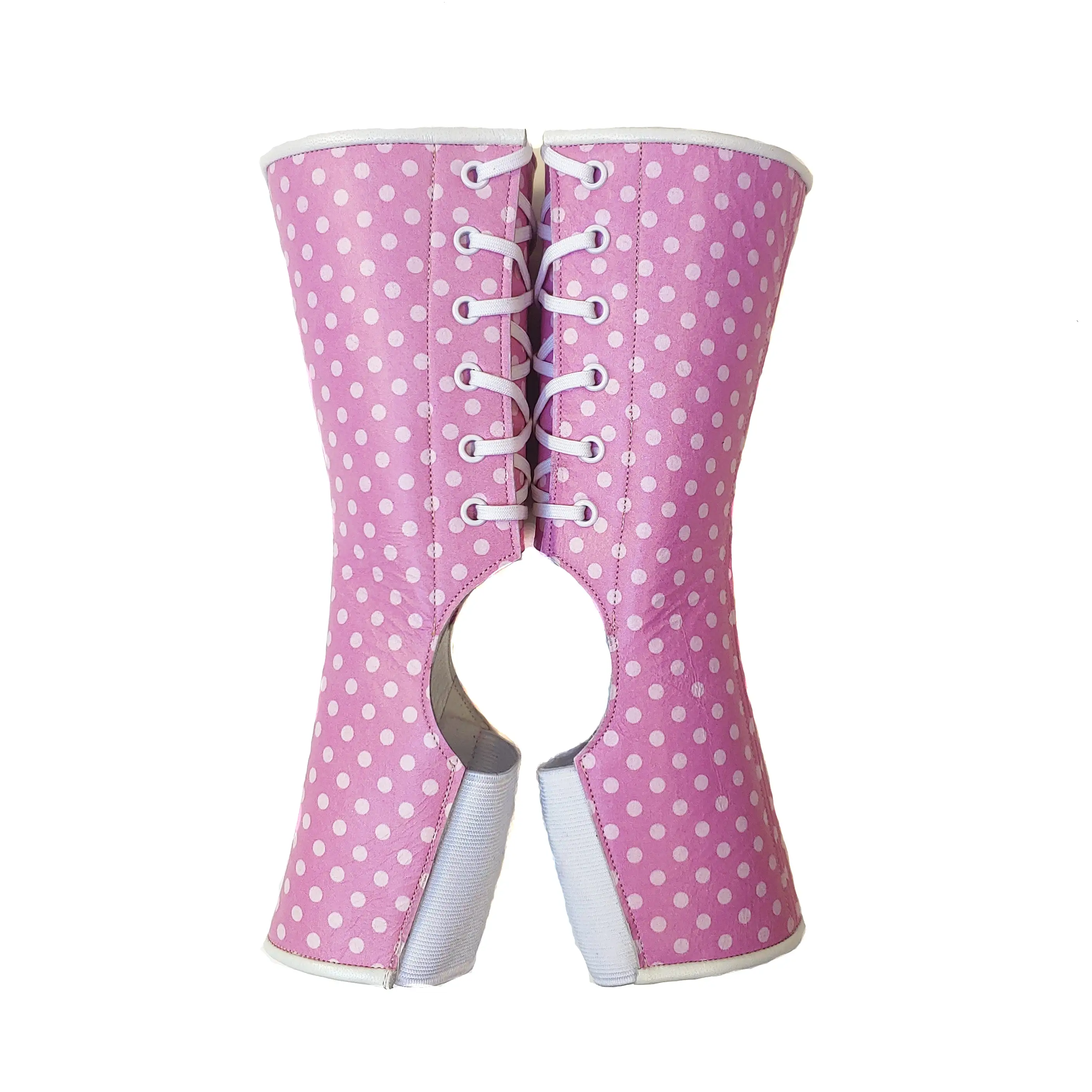 Short Aerial boots in Pink Polkadots *LIMITED EDITION*