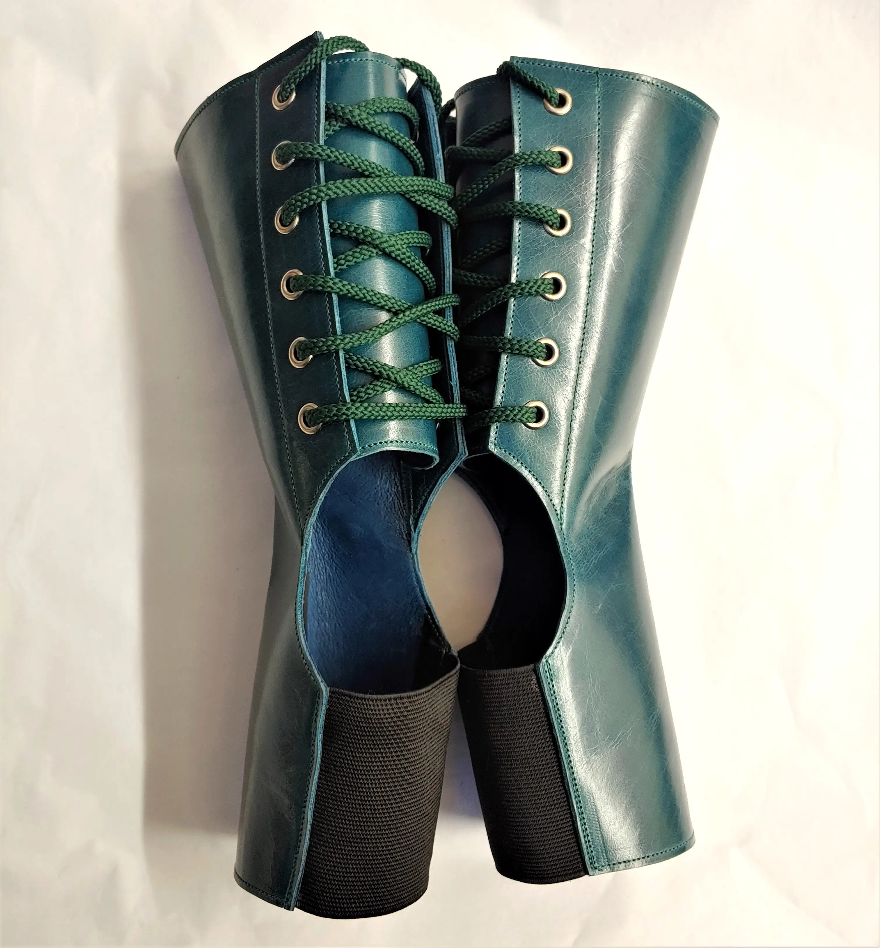 Short Deep Sea Green Aerial boots