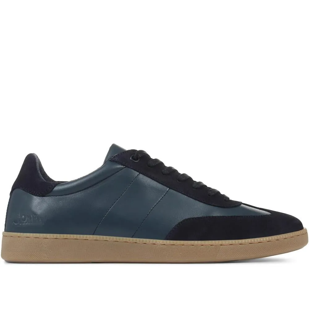 Shrewsbury Leather Lace-Up Trainers - SHREWSBURY / 322 597